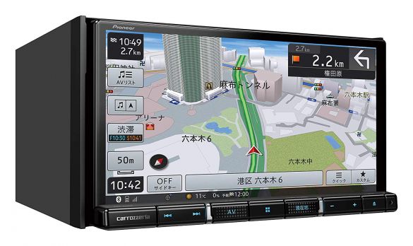 カロッツェリア(パイオニア) 楽ナビ 7型 カーナビ フルセグ 地図更新最大3年分付 AVIC-RZ910